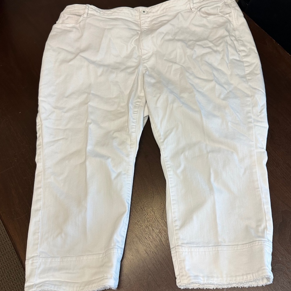 J. Jill Denim Authentic Fit Cropped -  Size 24